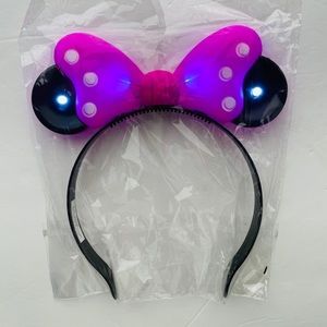 Minnie mouse ears headband with lights